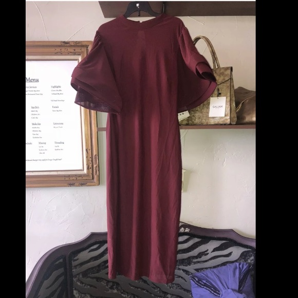 maroon dress nordstrom